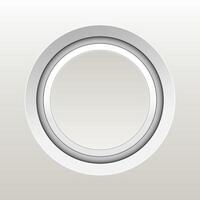 Button circle minimalist for decorate vector