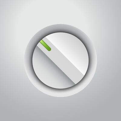 Button circle minimalist for decoration