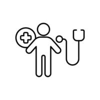 Icon a checkup vector