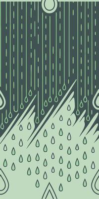 Data stream background, matrix-style green text rain and grid overlay