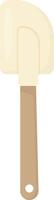 Rubber Spatula Utensil vector