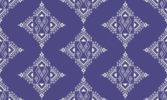 seamless pattern pixel inspired by traditional Thai on blue background ,design for fabric or various pattern printing works. vector