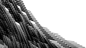 Abstract geometric seamless pattern with wave fading lines, tracks, halftone stripes vector