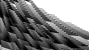 Abstract geometric seamless pattern with wave fading lines, tracks, halftone stripes. Extreme sport style illustration, urban art. Trendy monochrome graphic texture. Best pattern background. vector