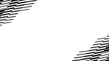 Abstract geometric seamless pattern with wave fading lines, tracks, halftone stripes. Extreme sport style illustration, urban art. Trendy monochrome graphic texture. Stylish sports pattern vector