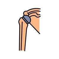 Artificial joint color flat icon for digital and print projects. vector
