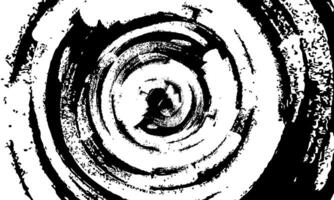 Abstract black and white spiral design vector