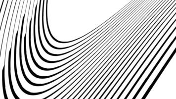 a black and white image of a curved line background. vector