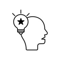 Icon a potential, isolated against a clean background.. vector