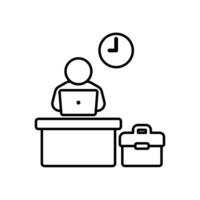 Icon a occupation, isolated against a clean background vector