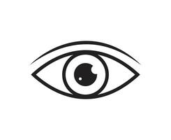 Man Eye Stock icon vector