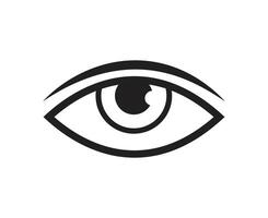 Man Eye Art icon vector
