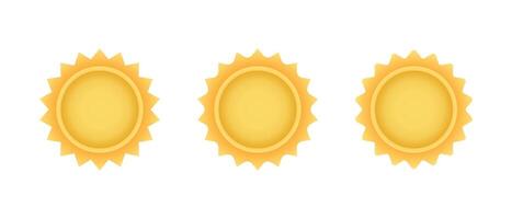 Sunburst, starburst icon set in gradient style. Starburst flower sign symbol vector
