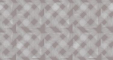 Hand drawn abstract white criss-cross grid dashed lines seamless pattern, Japanese and ethnic wood carving, basketry, interwoven texture background, minimal graphic for textile, decoration, carpet vector