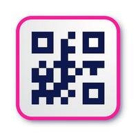 Qr code sticker modern style for design project vector