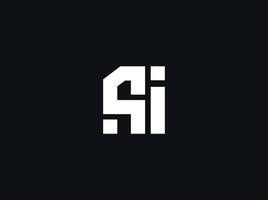 AI Bold Geometric Logo Monogram For Tech, Chatbot, Virtual Assistant, Neural Network, SaaS, Smart Digital Tool. Perfect For Startup of Communication System and Automatisation. Illustration vector