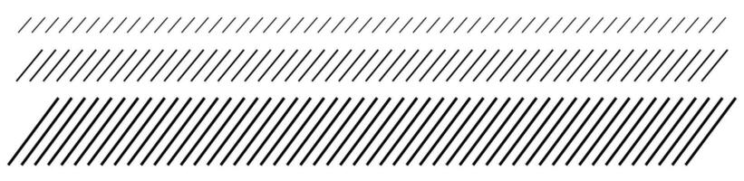 Slash line border diagonal lines black color vector