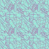 Geometric Crystal Formation on Teal Surface Pattern Background vector