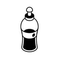 Well designed isometric icon of dish soap bottle container... vector