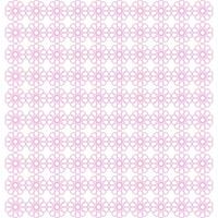 Ornamental seamless pattern with abstract pink shapes on background vector