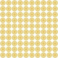 Ornamental seamless pattern with yellow shapes on background vector
