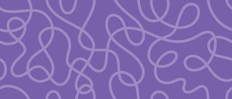 Creative squiggle pattern. Seamless abstract design with overlapping strokes for fabric prints, wallpapers, and digital artwork vector