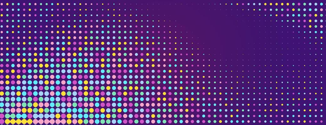 Halftone dot gradient background colorful style