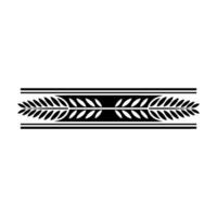 Elegant Laurel Wreath Border in Monochrome on a Grayscale Backdrop vector