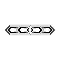 Geometric Abstract Ornament in Minimalist Style vector