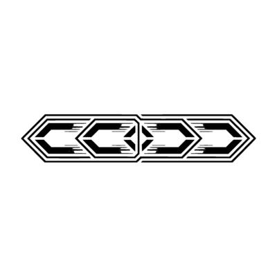 Geometric Abstract Ornament in Minimalist Style