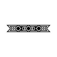Geometric Black White Ornament Minimalist, Abstract, vector