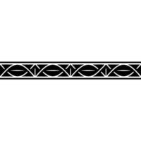Abstract Celtic Border Ornament on Gradient Background vector