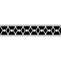 Geometric Border , Black, Grey, and White, Modern Elegant vector