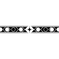 Geometric Pattern Border , Black White, Minimalist Abstract vector