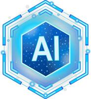 Hexagonal AI processor in a digital vector