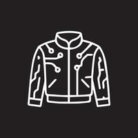 Futuristic Tech Jacket Design Modern Minimalist Wearable Technology Style vector