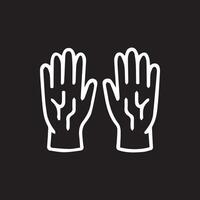 Hands Illustration Symbolic Representation of Giving and Receiving vector