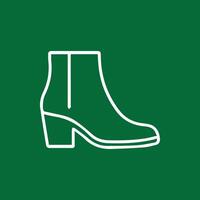 Stylish Minimalist Boot Graphic for Fashion and Design Enthusiasts vector