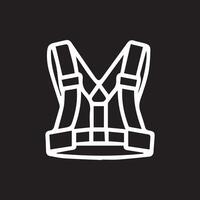 Safety First Gear Up with a Protective Vest Essential for Safety vector