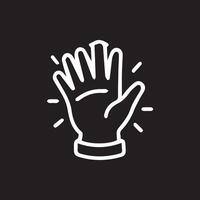 Bright Hand Reaching Out Symbolic Gesture of Connection and Invitation vector