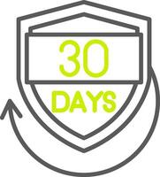 30 Days Smart Visual Mark vector