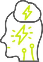 Stress Dynamic Tech Badge vector