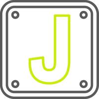 Letter J Abstract App Mark vector