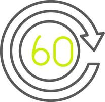 60 Days Minimal UX Part vector