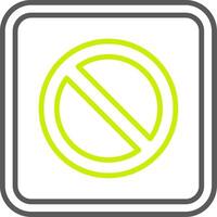 Blocked Bold Shape Icon vector