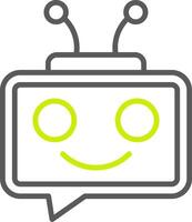Message Advanced Tech Badge vector