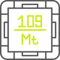 Meitnerium Advanced Tech Badge vector