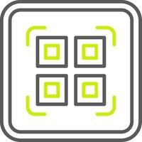 Qr Code Scan UserFriendly Drawing vector