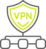 Vpn Versatile Line Drawing vector