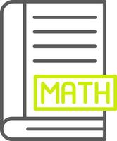 Math Book Elegant Tech Badge vector